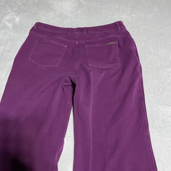 St. John Purple Ankle Cropped Pants - Picture 9 of 9